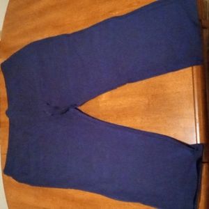Karen Scott sport woman pants 1X navy blue in color